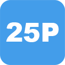 25p